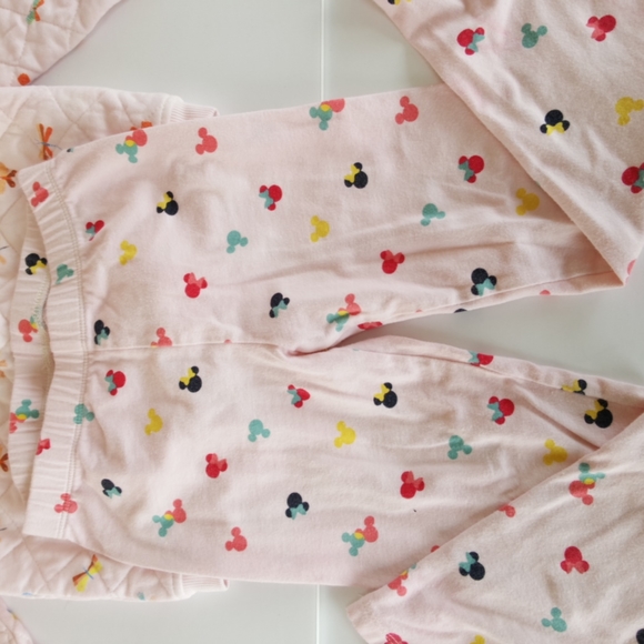 LOT of 2, Girl's Toddler Quilted M&S Top, Disney Minnie Mouse Pants (Age 5 yrs) - Picture 9 of 14